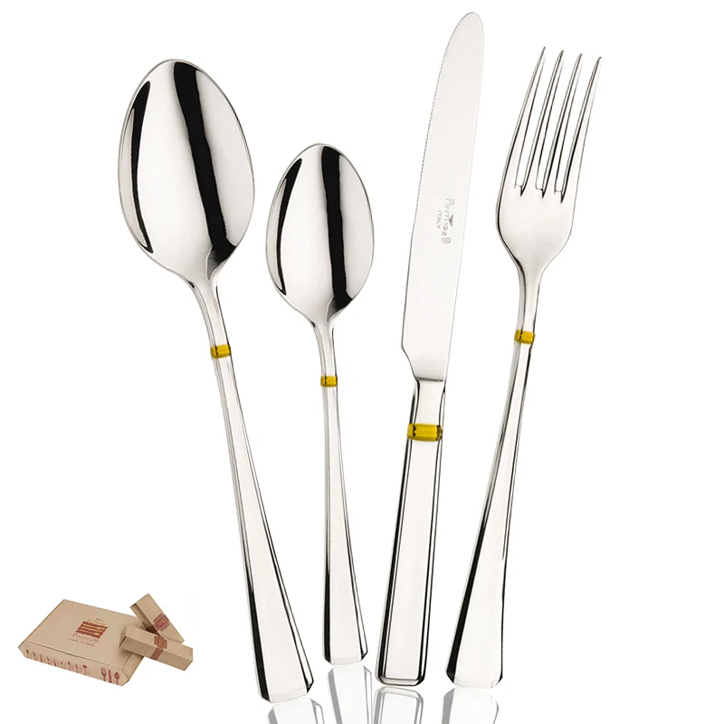 Leonardo Servizio Posate In Acciaio Inox - Set 75 Pz