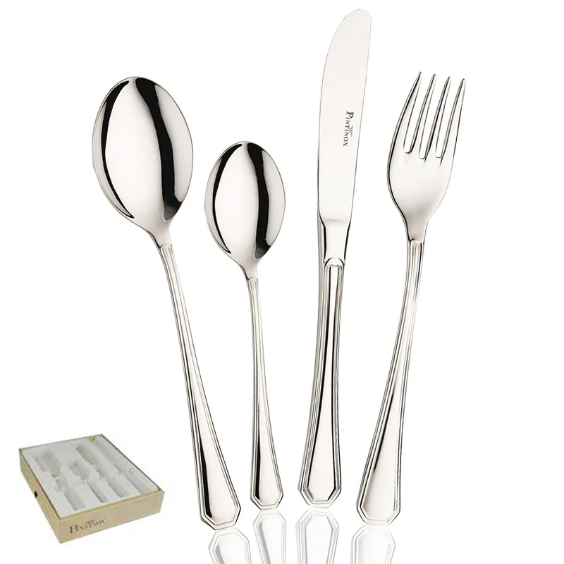 America Servizio Posate In Acciaio Inox - Set 24 Pz