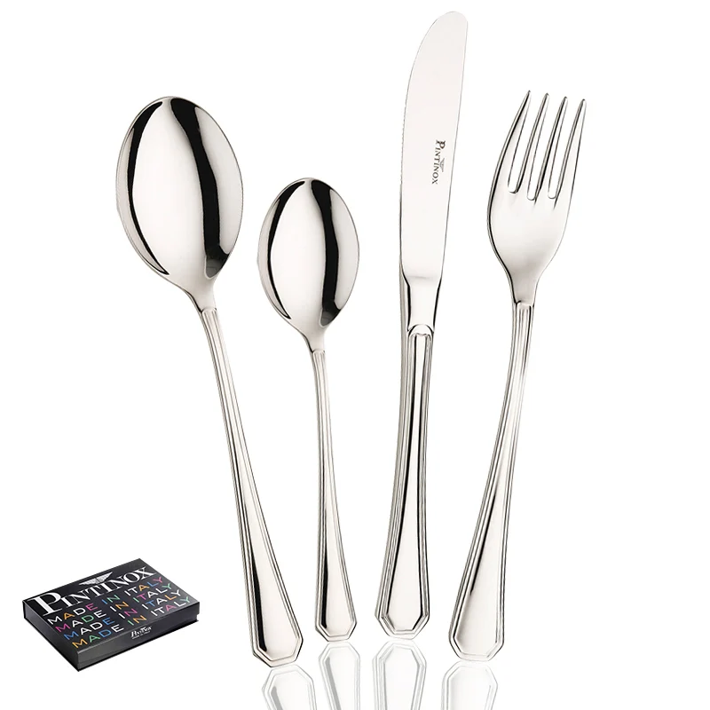 America Servizio Posate In Acciaio Inox - Set 24 Pz