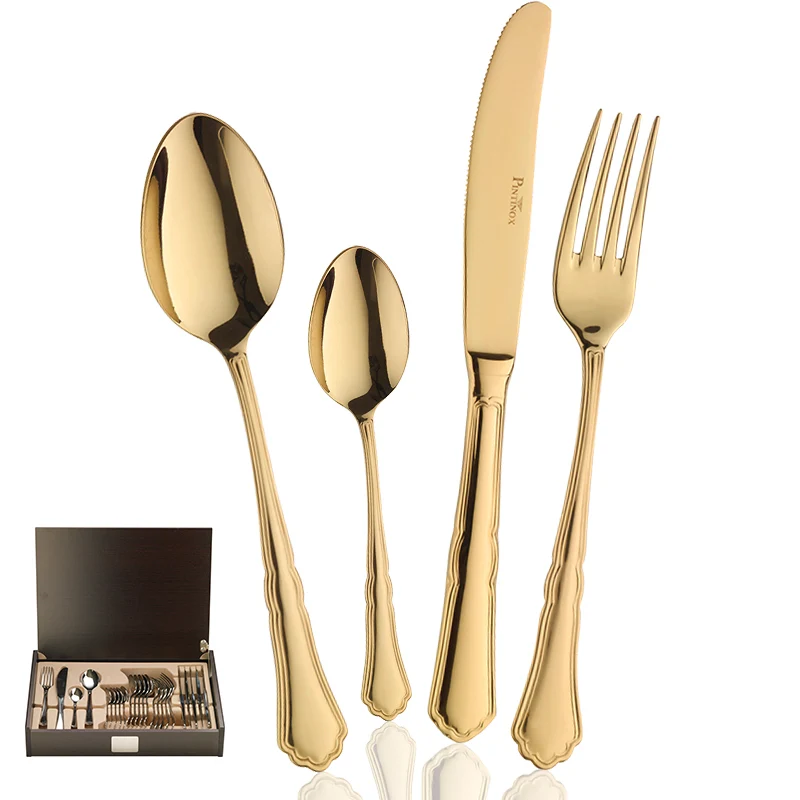Settecento Servizio Posate In Acciaio Inox - Set 24 Pz