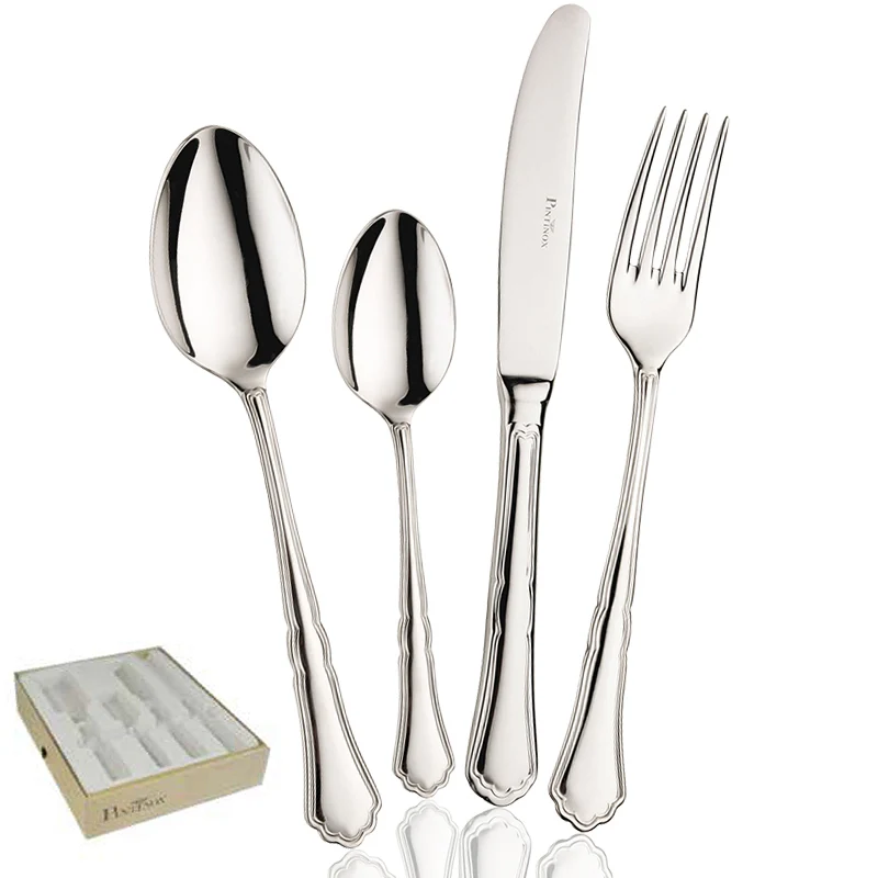 Settecento Servizio Posate In Acciaio Inox - Set 24 Pz