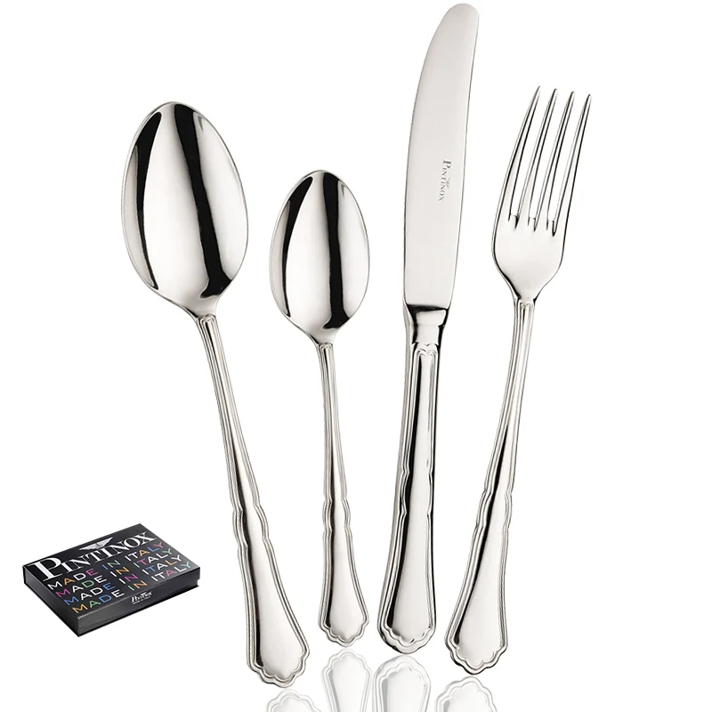 Settecento Servizio Posate In Acciaio Inox - Set 24 Pz