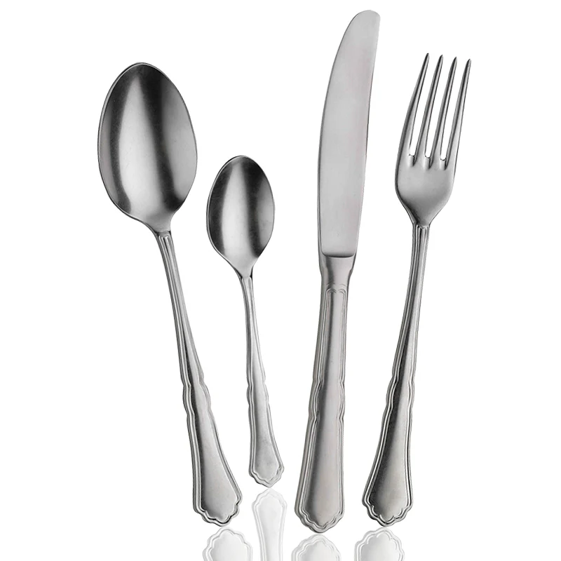 Settecento Servizio Posate In Acciaio Inox - Set 24 Pz
