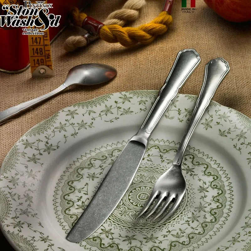 Settecento Servizio Posate In Acciaio Inox - Set 24 Pz