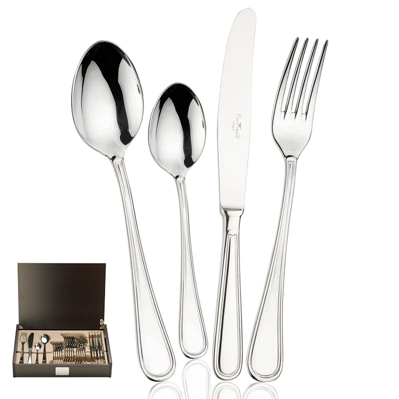 Byron Servizio Posate In Acciaio Inox - Set 24 Pz