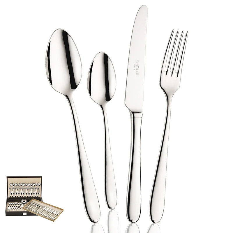 Palladium Servizio Posate In Acciaio Inox - Set 75 Pz
