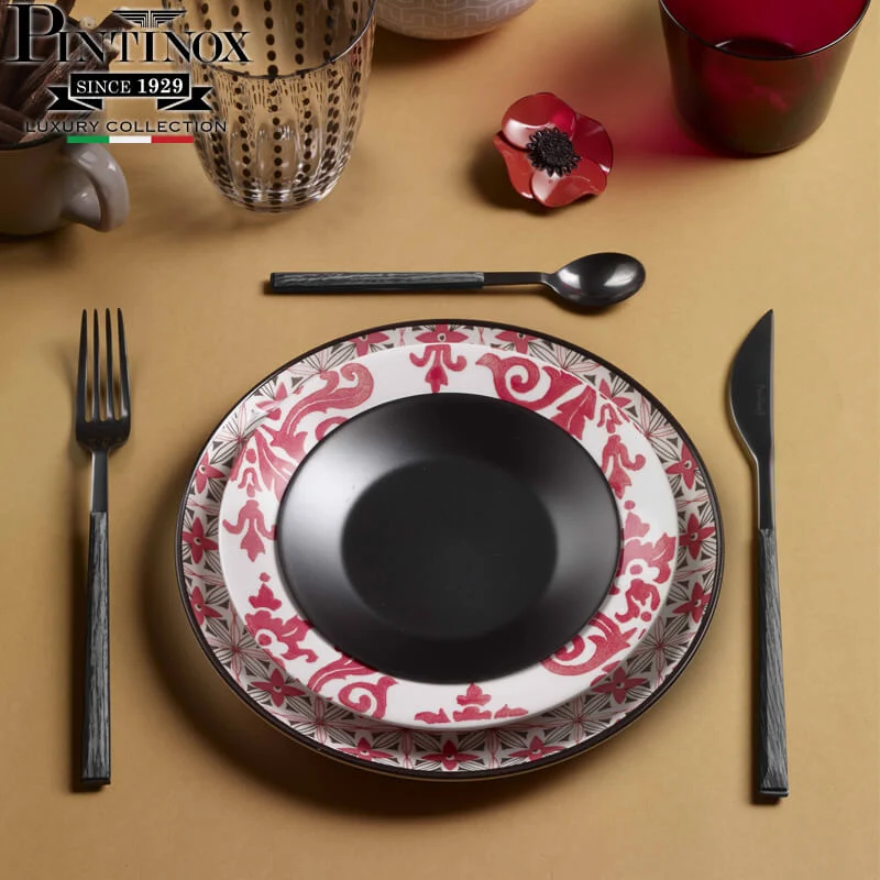 Sushi Anniversary Servizio Posate In Acciaio Inox - ABS - Set 24 Pz