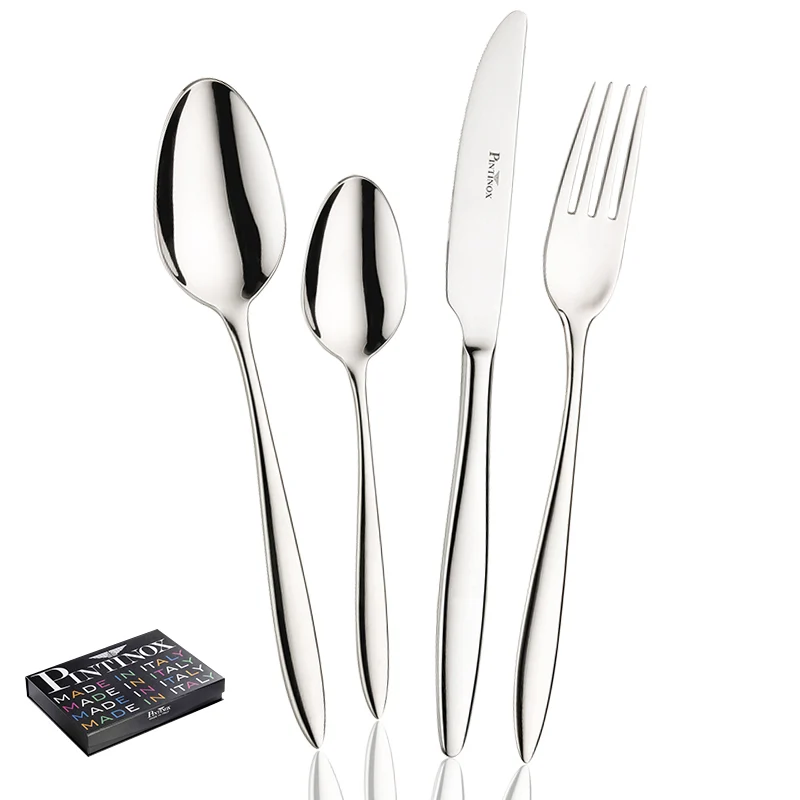 Romanino Servizio Posate In Acciaio Inox - Set 75 Pz