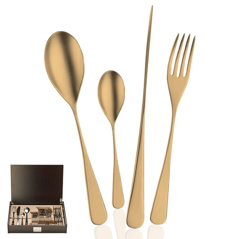 Audrey Servizio Posate In Acciaio Inox - Set 24 Pz