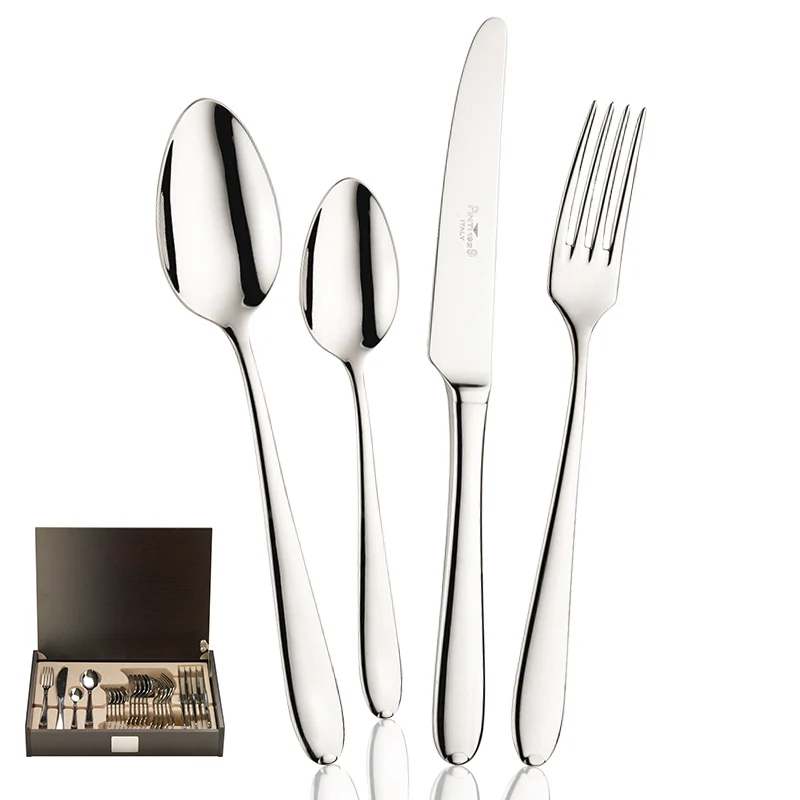 Palladium Servizio Posate In Acciaio Inox - Set 24 Pz