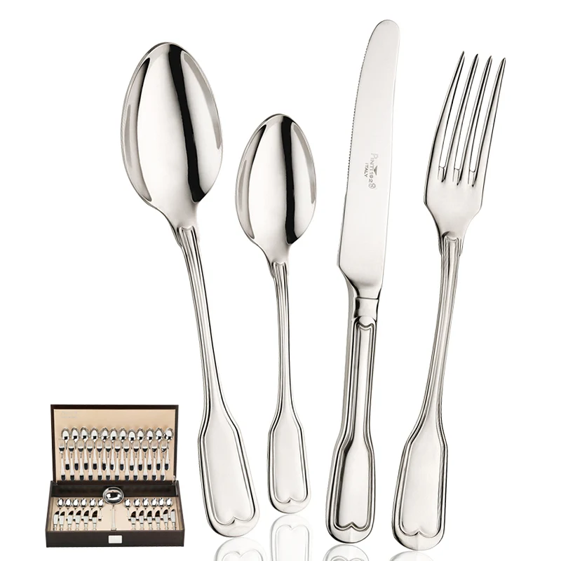 Vittoriale Servizio Posate In Acciaio Inox - Set 49 Pz