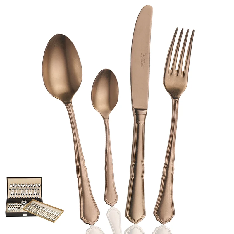 Settecento Servizio Posate In Acciaio Inox - Set 75 Pz