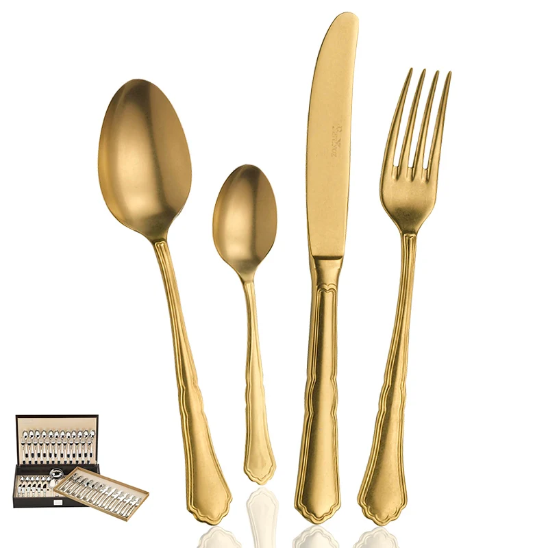 Settecento Servizio Posate In Acciaio Inox - Set 75 Pz