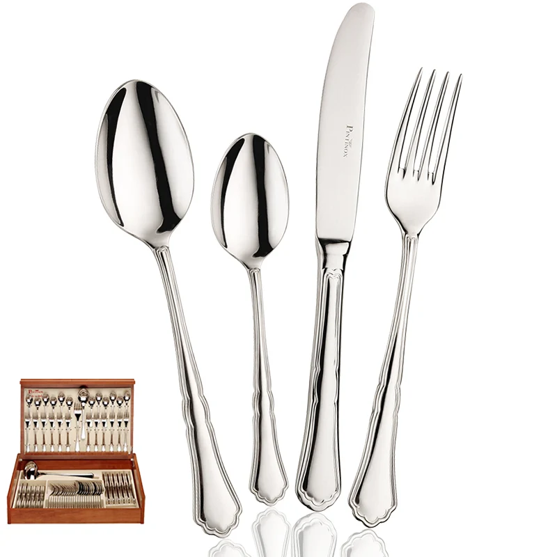 Settecento Servizio Posate In Acciaio Inox - Set 75 Pz