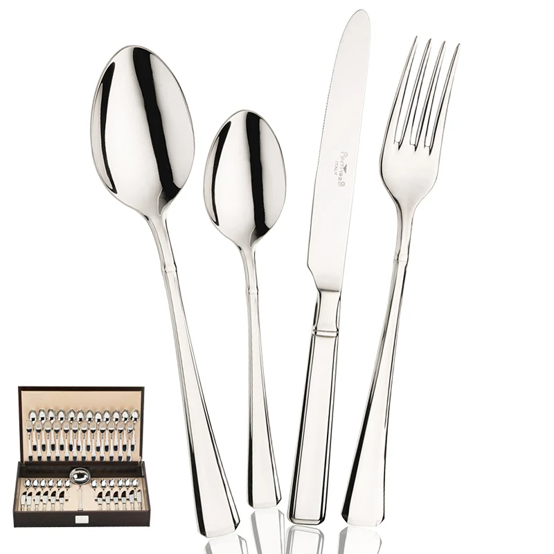 Leonardo Servizio Posate In Acciaio Inox - Set 49 Pz