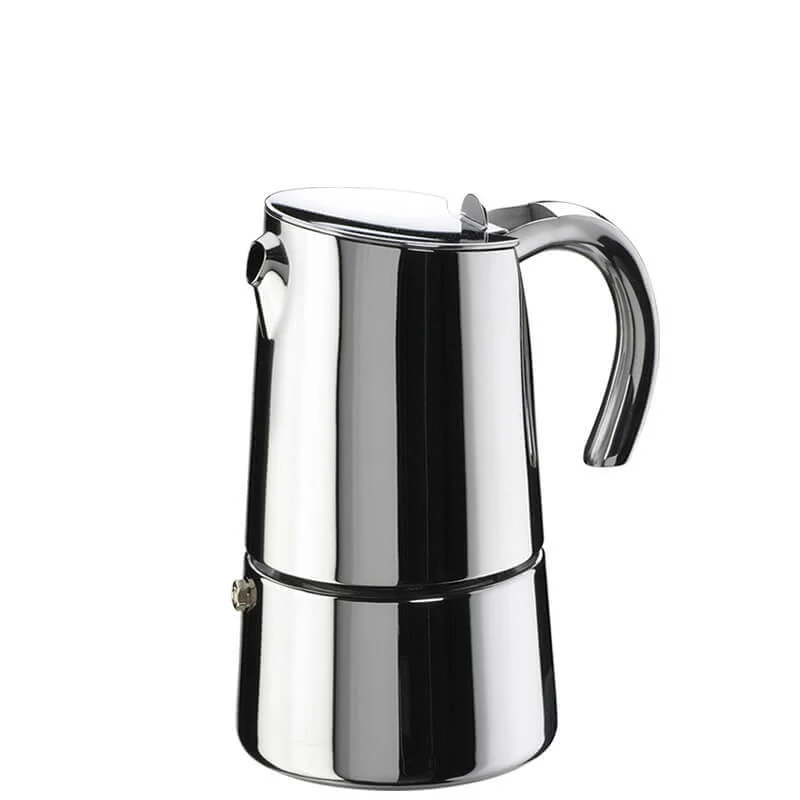Bella Caffettiera Moka In Acciaio Inox