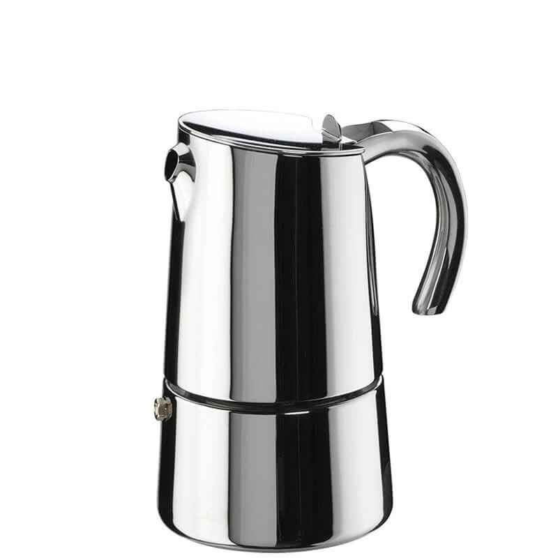 Bella Caffettiera Moka In Acciaio Inox