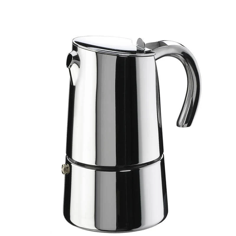 Bella Caffettiera Moka In Acciaio Inox