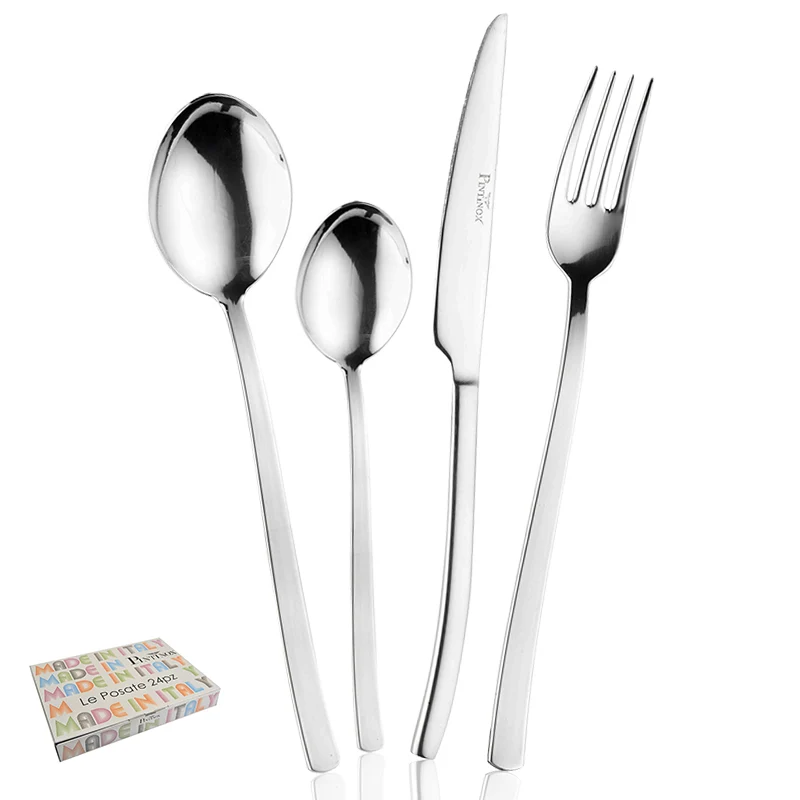 Wave Servizio Posate In Acciaio Inox - Set 24 Pz