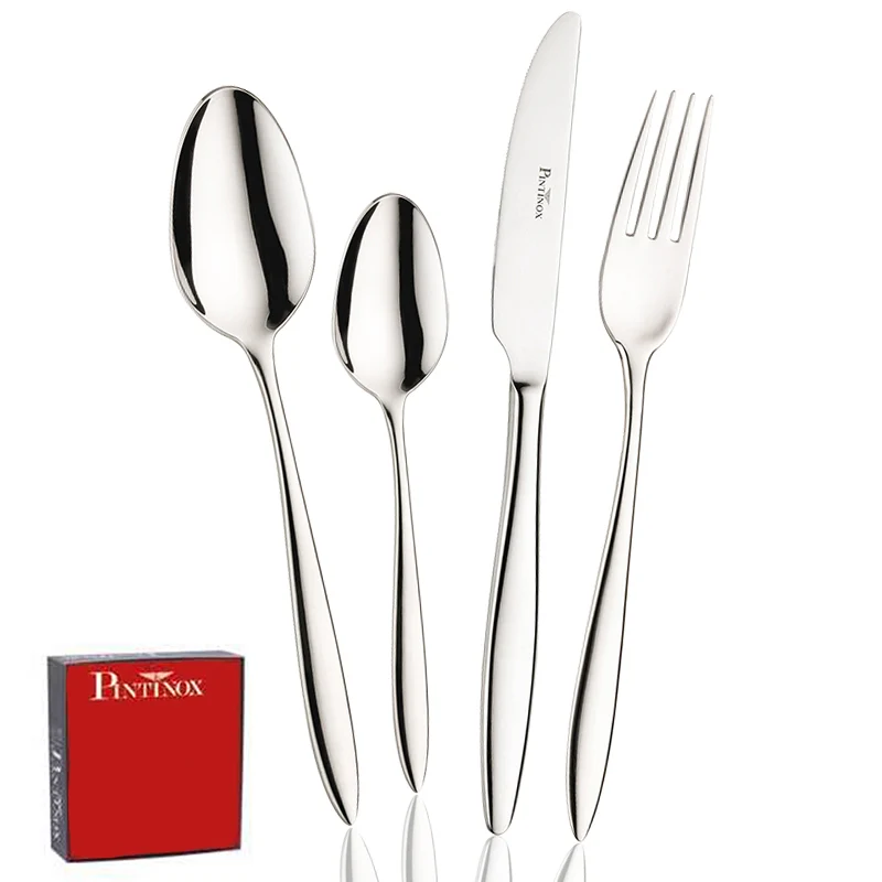 Romanino Servizio Posate In Acciaio Inox - Set 24 Pz