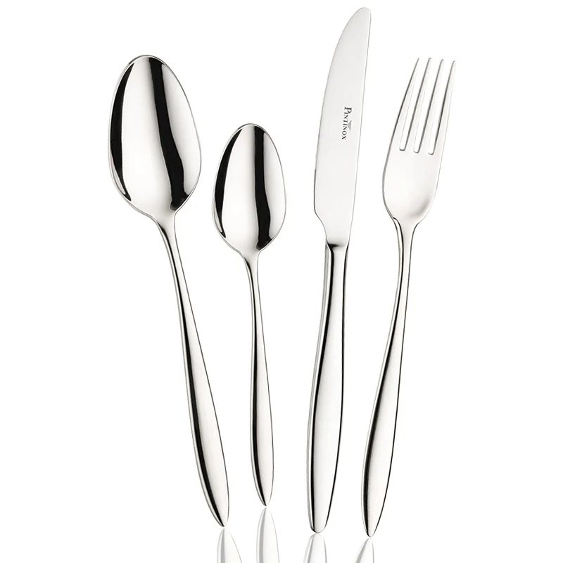 Romanino Servizio Posate In Acciaio Inox - Set 24 Pz