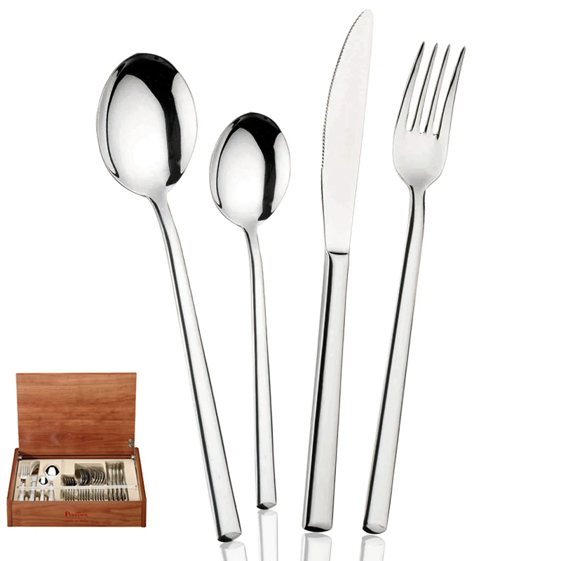 Synthesis Servizio Posate In Acciaio Inox - Set 24 Pz