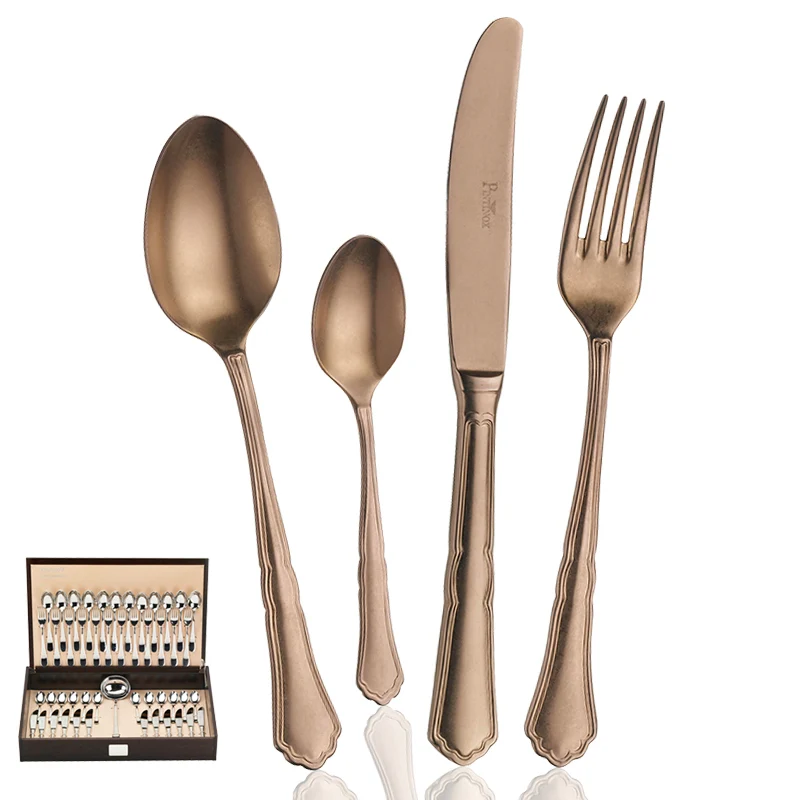 Settecento Servizio Posate In Acciaio Inox - Set 49 Pz