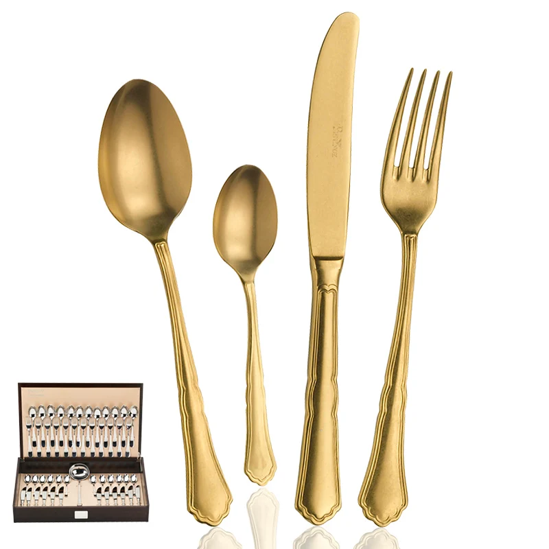 Settecento Servizio Posate In Acciaio Inox - Set 49 Pz