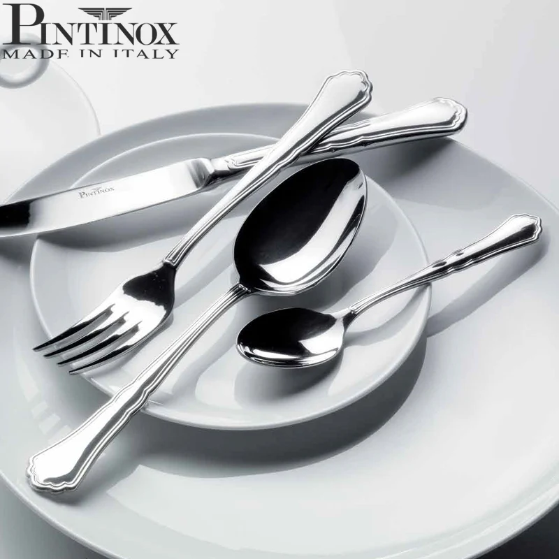 Settecento Servizio Posate In Acciaio Inox - Set 49 Pz