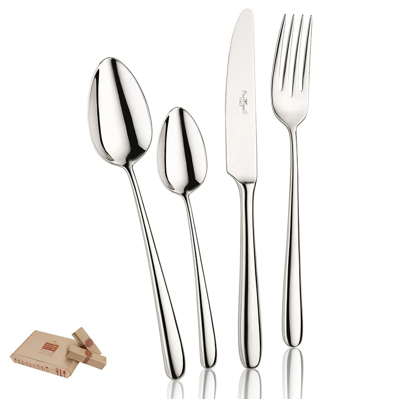 Bramante Servizio Posate In Acciaio Inox Forgiato - Set 75 Pz