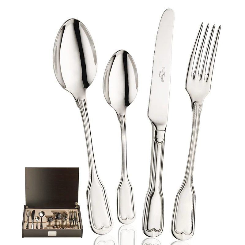 Vittoriale Servizio Posate In Acciaio Inox - Set 24 Pz
