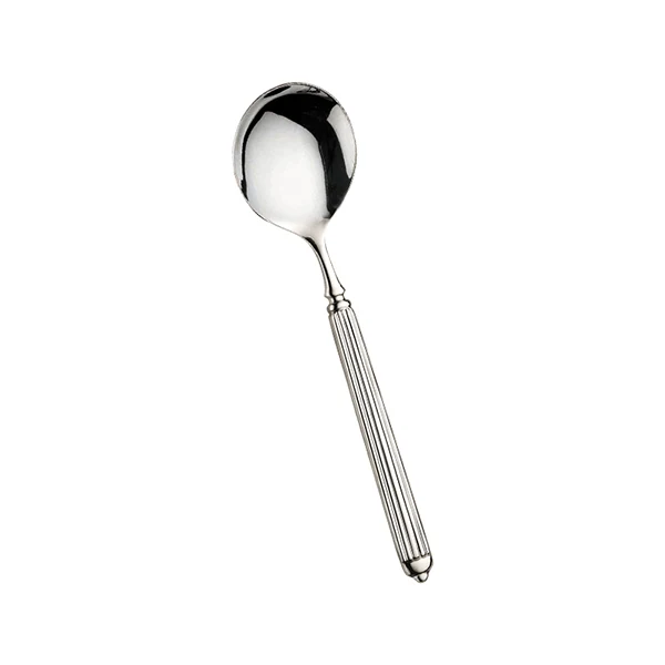 Ellade Cucchiaio Brodo In Acciaio Inox Forgiato - Set 12 Pz