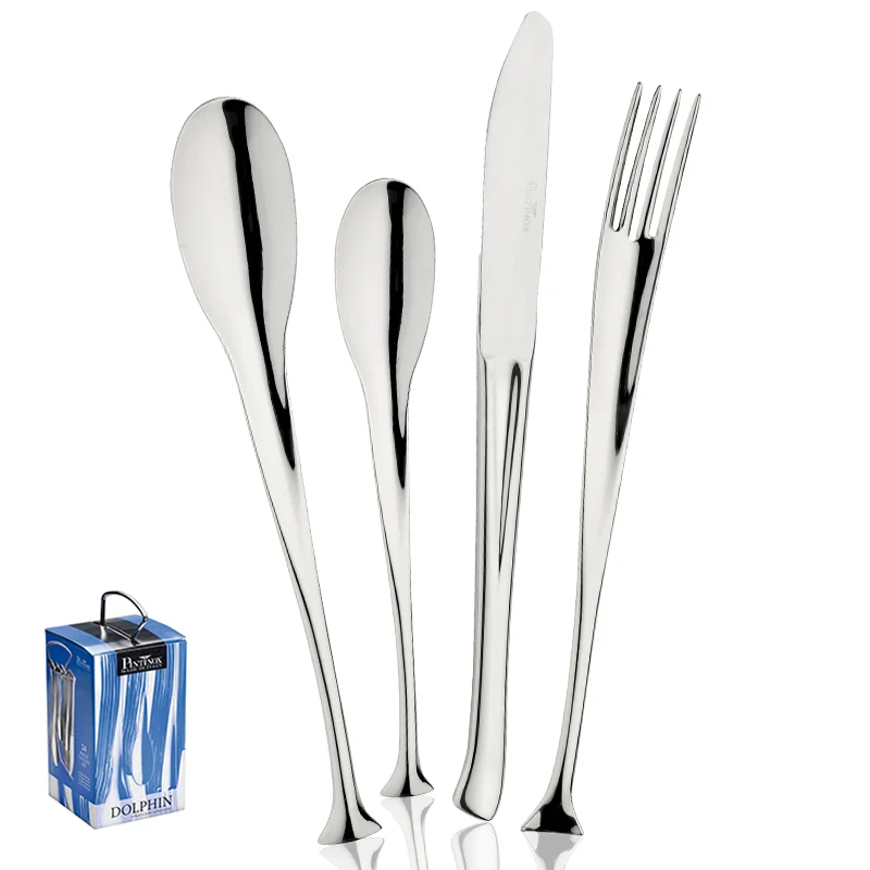 Dolphin Servizio Posate In Acciaio Inox - Set 24 Pz