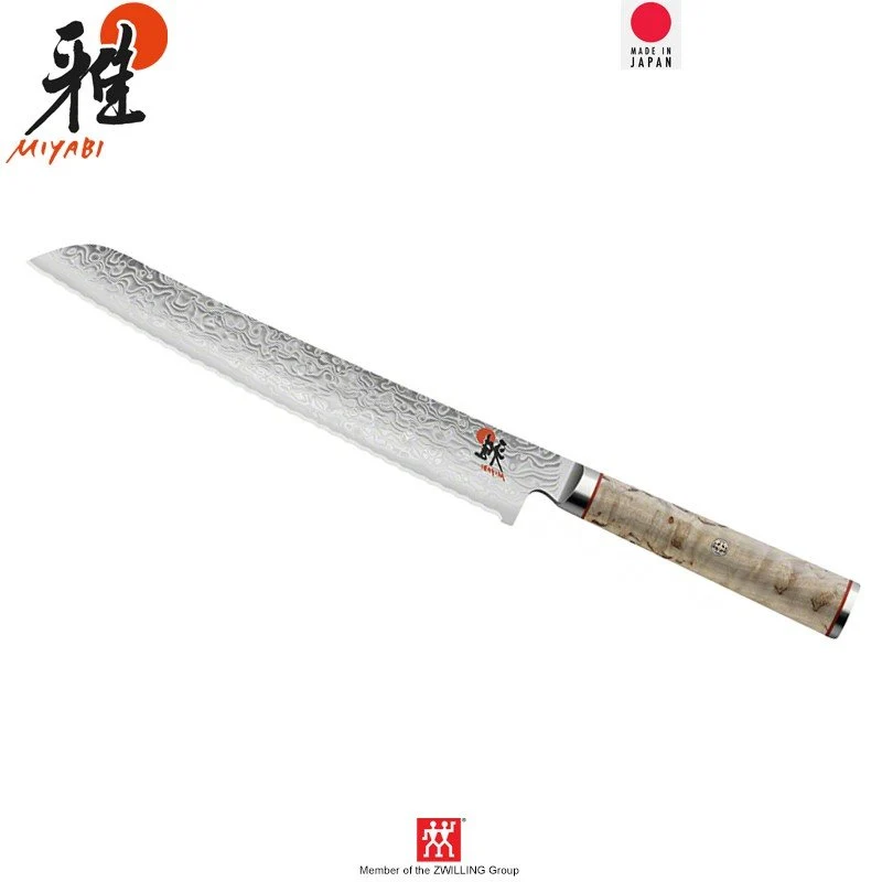 23 cm - Miyabi 5000MCD Coltello Pane In Acciaio Inox
