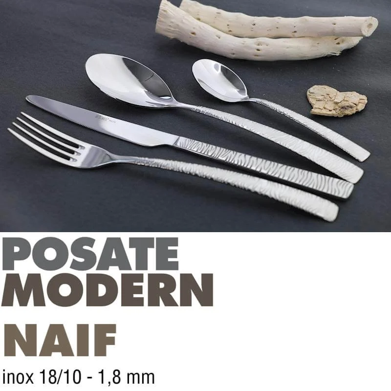 Naif Servizio Posate In Acciaio Inox - Set 24 Pz