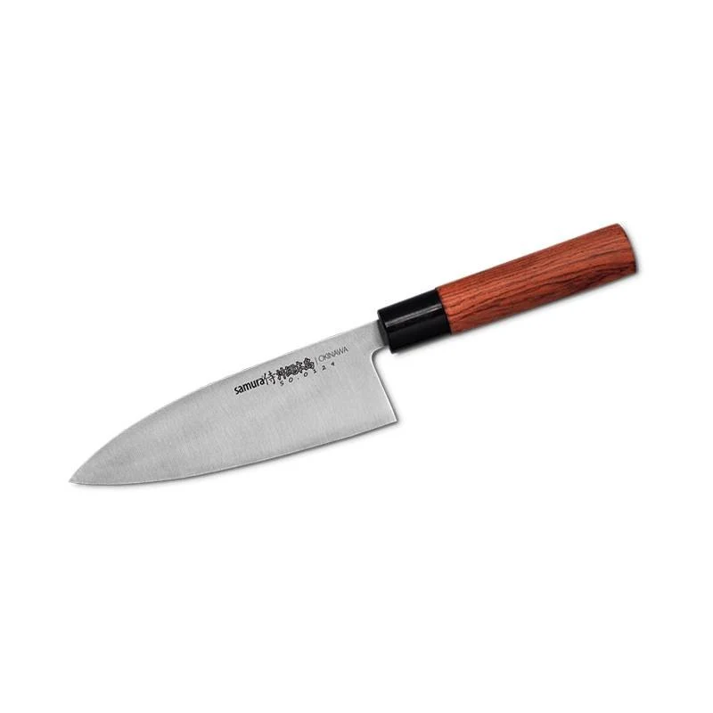 17 cm - Okinawa Coltello Deba In Acciaio Inox