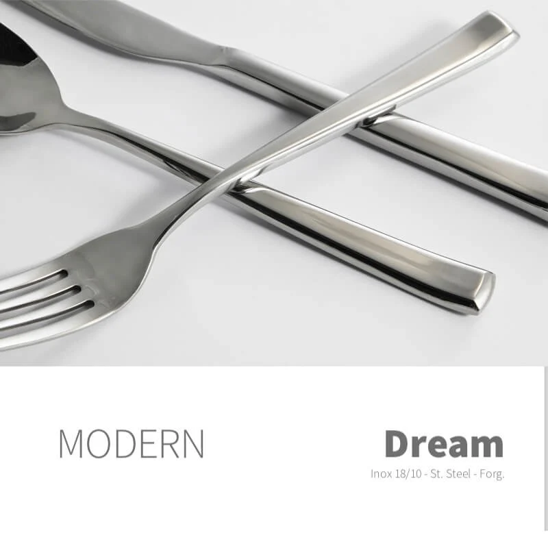Dream Forchetta Tavola In Acciaio Inox Forgiato - Set 12 Pz