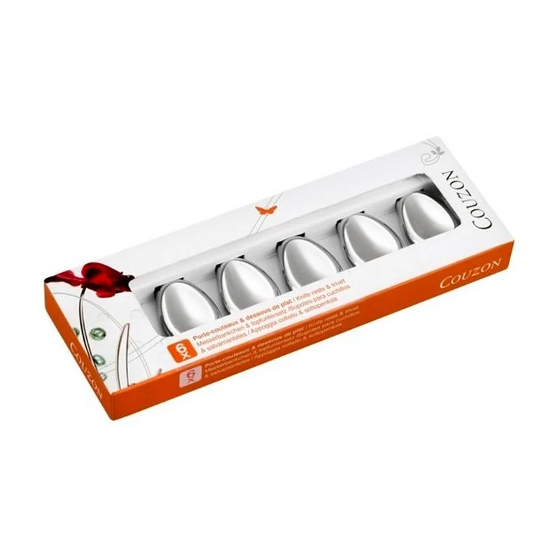 Drop Poggiaposate In Acciaio Inox - Set 6 Pz