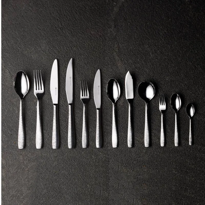 Bamboo Coltello Tavola In Acciaio Inox - Set 12 Pz
