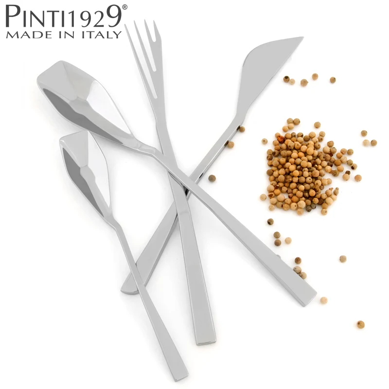 Alberi D'Inverno Servizio Posate In Acciaio Inox - Set 24 Pz