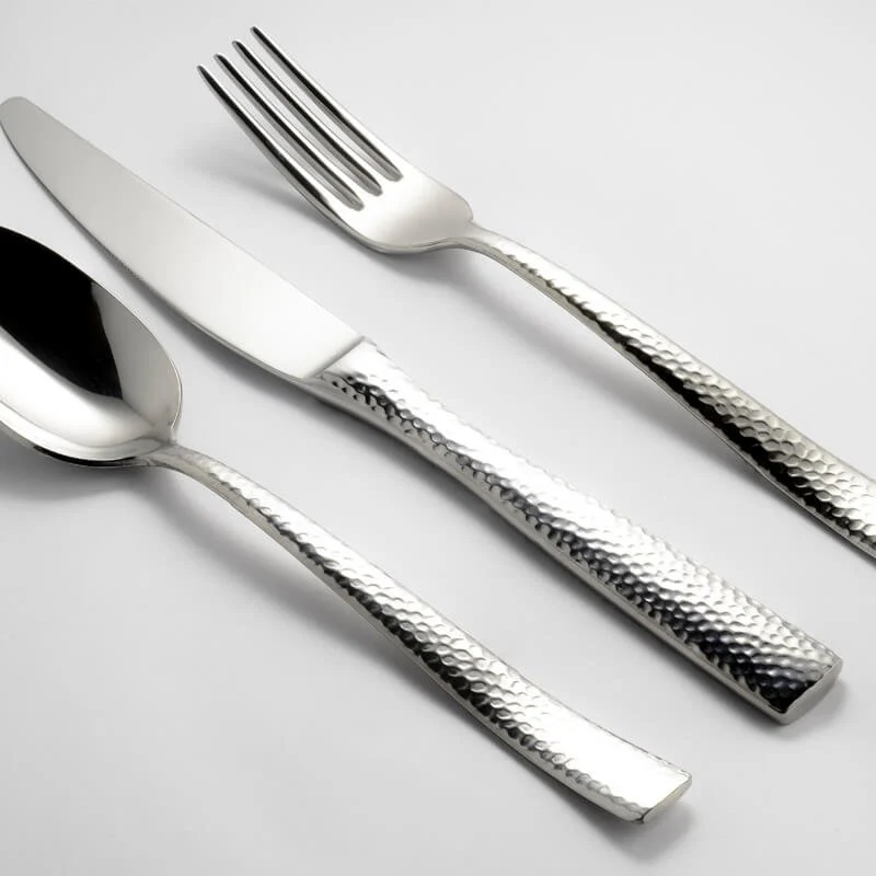 Rinascimento Cucchiaino Moka Martellato In Acciaio Inox - Set 12 Pz