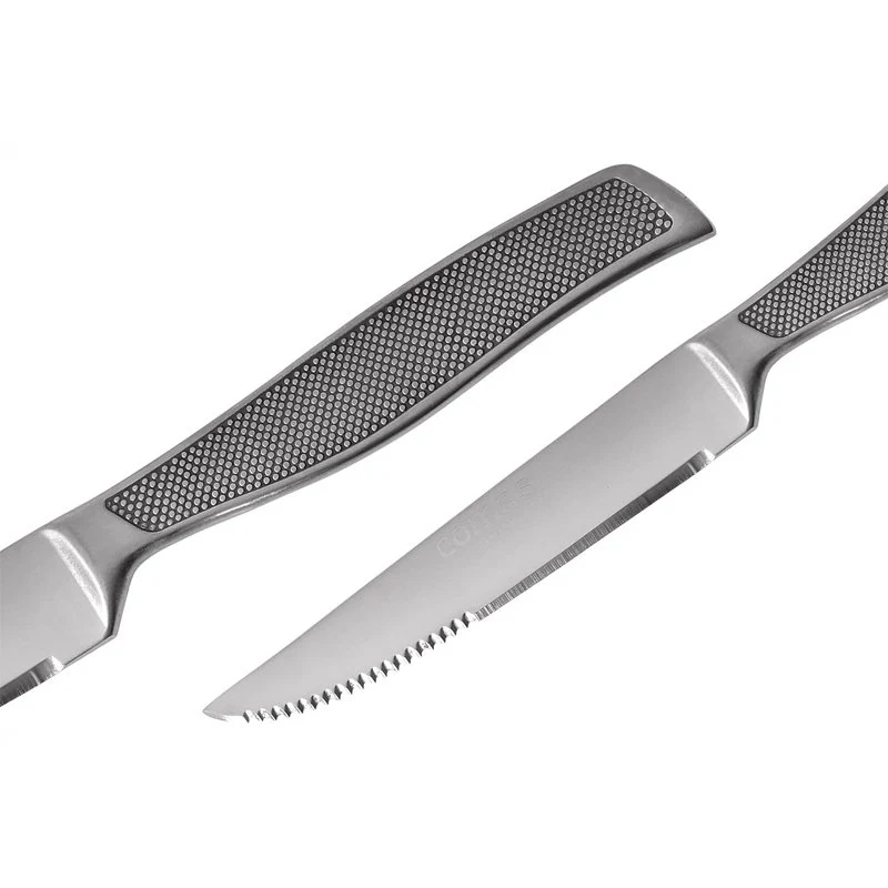 22.4 Cm - Rambo Coltello Bistecca In Acciaio Inox - Set 6 Pz