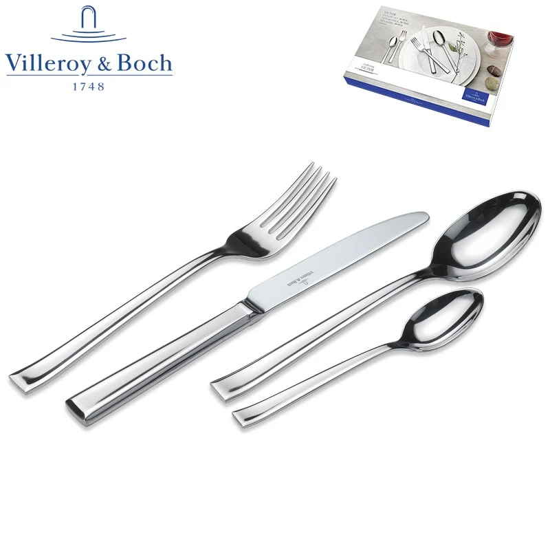 Victor Servizio Posate In Acciaio Inox - Set 24 Pz