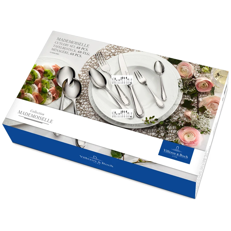 Mademoiselle Servizio Posate In Acciaio Inox - Set 68 Pz