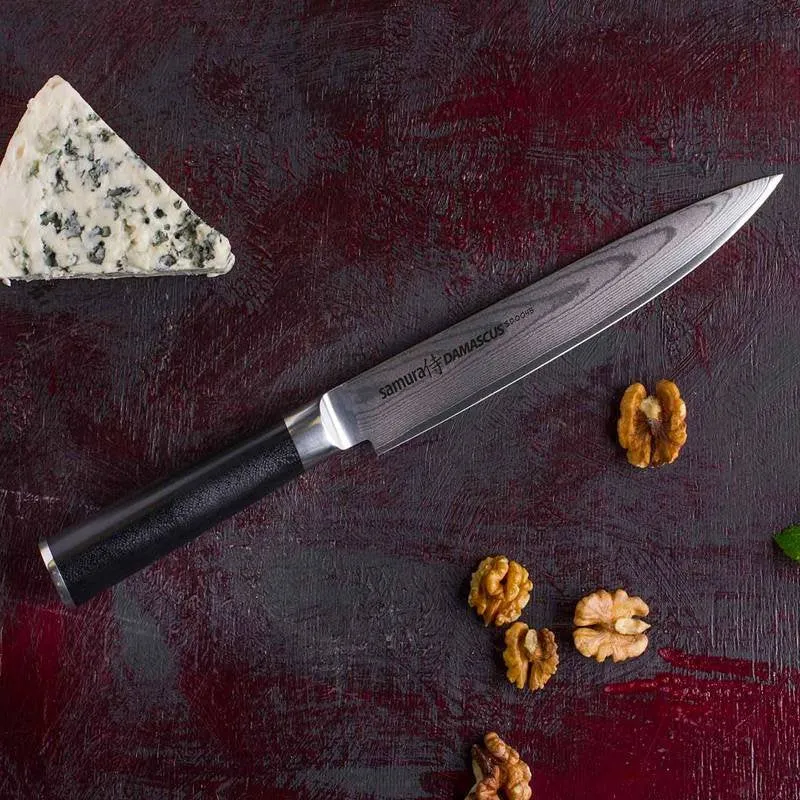 23 cm - Damascus Coltello Giapponese In Acciaio di Damasco