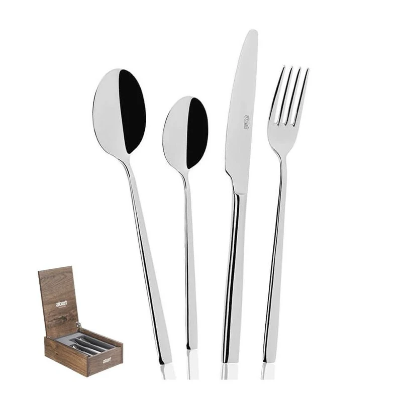 Ergo Servizio Posate In Acciaio Inox - Set 24 Pz