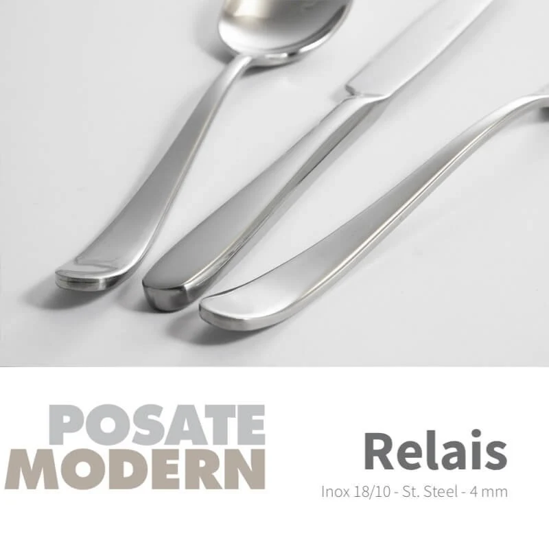 Relais Servizio Posate In Acciaio Inox - Set 24 Pz