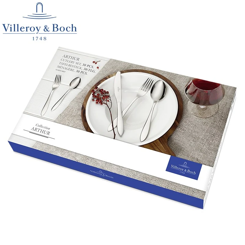 Arthur Servizio Posate In Acciaio Inox - Set 30 Pz