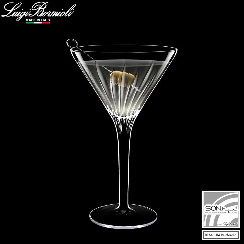 21.5 cl - Mixology Bicchiere Martini in Vetro - Set 6 Pezzi