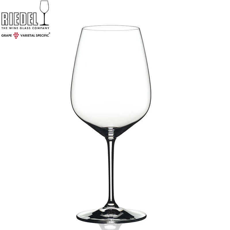 80 cl - Heart To Heart Calice Vino Rosso Cabernet in Vetro - Set 2 Pezzi